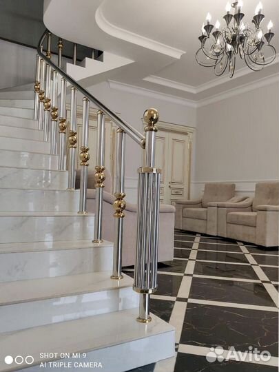 Перила, поручни, ограждения из нержавеющей стали