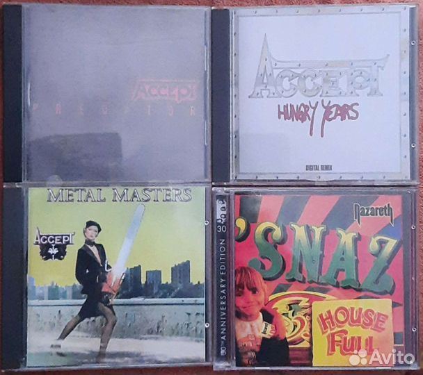 Overkill, Megadeth, Accept CD