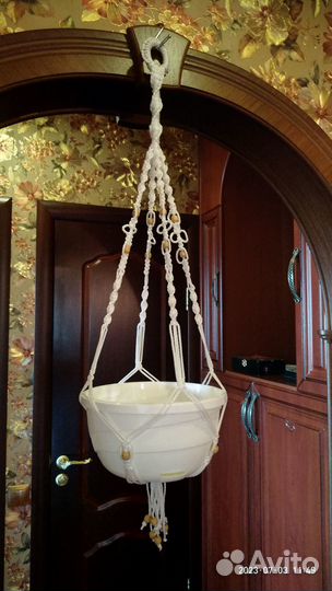 Кашпо макраме