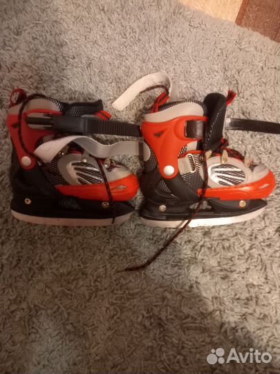 Коньки детские раздвижные 29 32