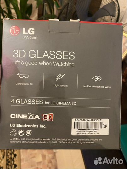 3д очки от LG