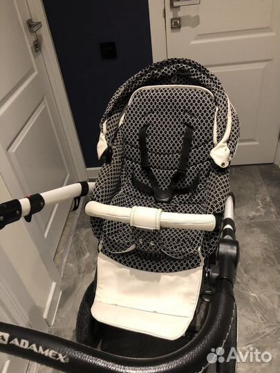 Коляска adamex barletta 2в1 + автокресло