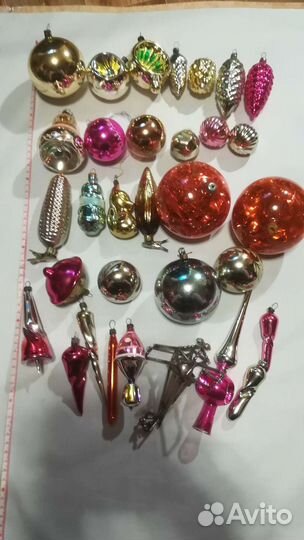Елочные игрушки Винтаж