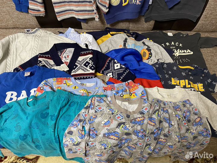 Одежда для мальчика пакетом 74 80 86