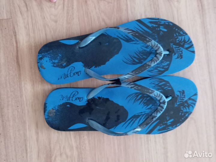 Сланцы Вьетнамки синие 38-39