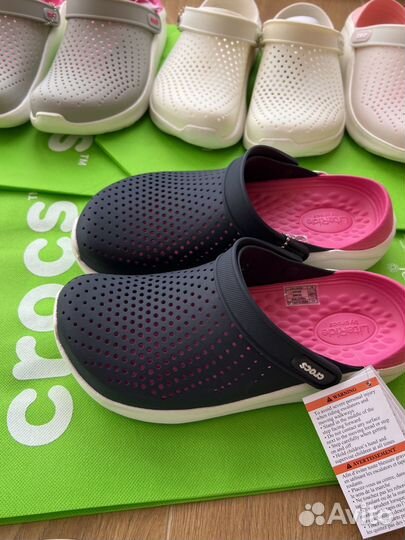 Crocs Lite Ride женские новые сабо