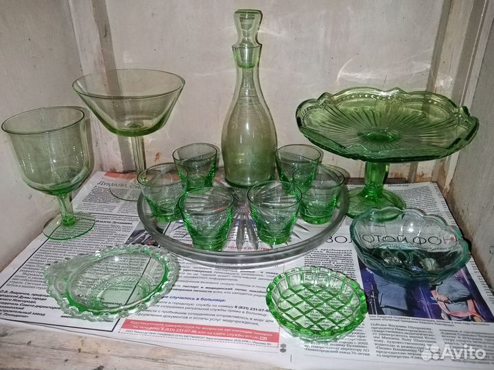 Вазы стопки графин СССР