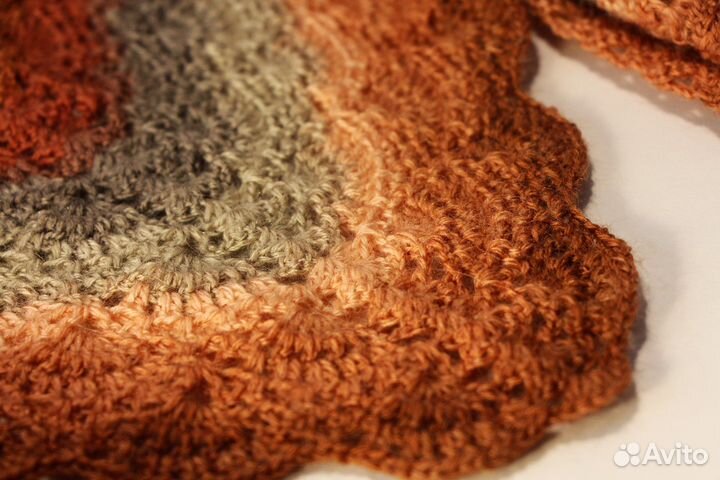 Бактус/Шаль/Вязаный платок