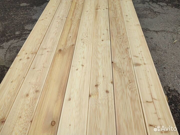 Террасная доска из лиственницы 28х140х3600 сорт ав