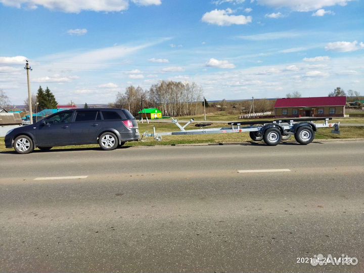 Прицеп оцинк. двухосный лодочный