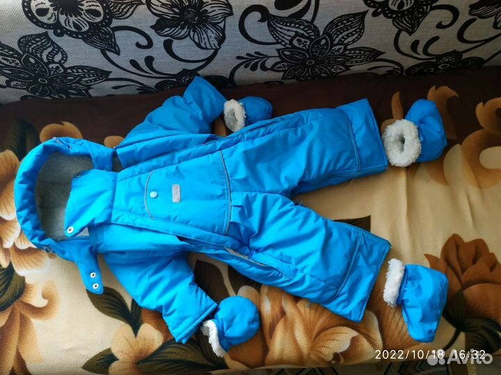 Детский Комбинезон-трансформер до 74 мальчик