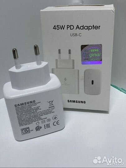 Блок Samsung 45W с выходом Туре-С White