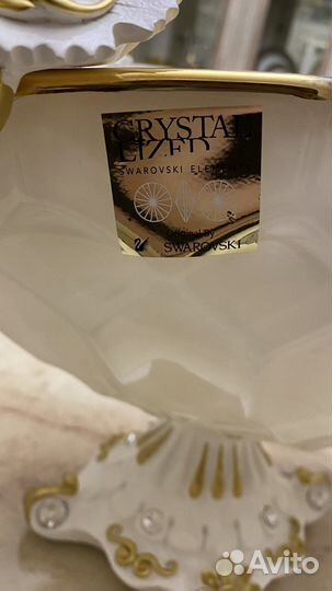 Фруктовница crystal lized by swarovski