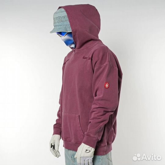 Худи cavempt бордовое