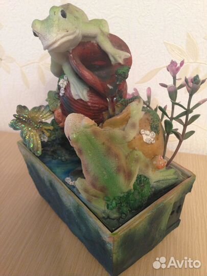 Новый настольный фонтанчик Лягушки