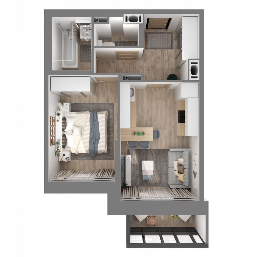 1-к. квартира, 38,2 м², 23/27 эт.