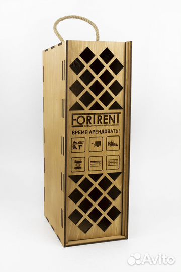 Деревянная коробка подарочная