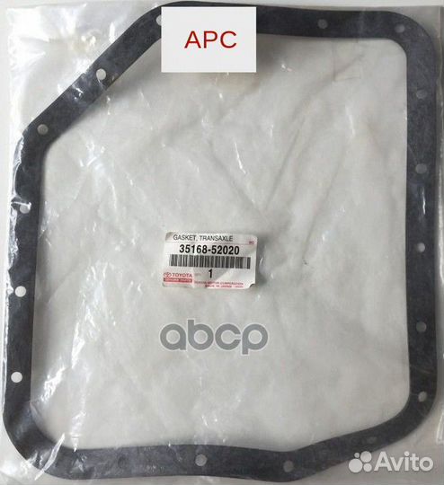 Прокладка поддона АКПП toyota ZZT24#, NCP13