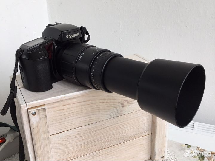 Canon EOS 100QD + Sigma 70-300/1:4-5,6 DL