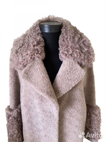Зимнее пальто шуба из шерсти 48 Италия