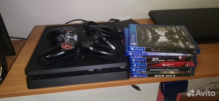 Sony playstation 4 slim 1tb с играми