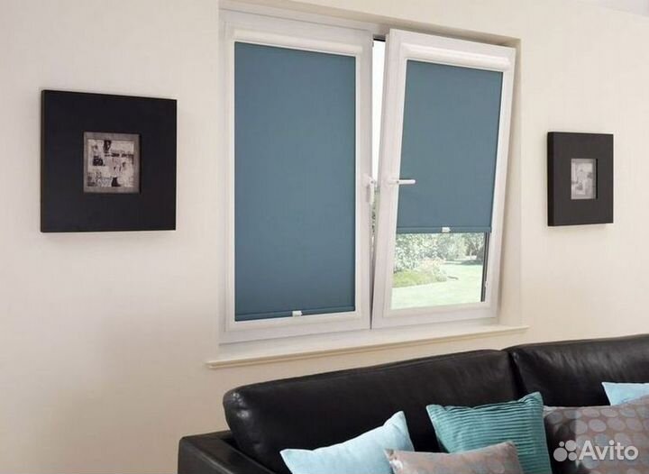 Рулонные шторы однотонные