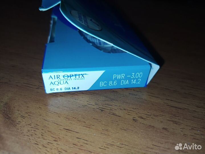 Линзы контактные alcon air optix aqua на месяц