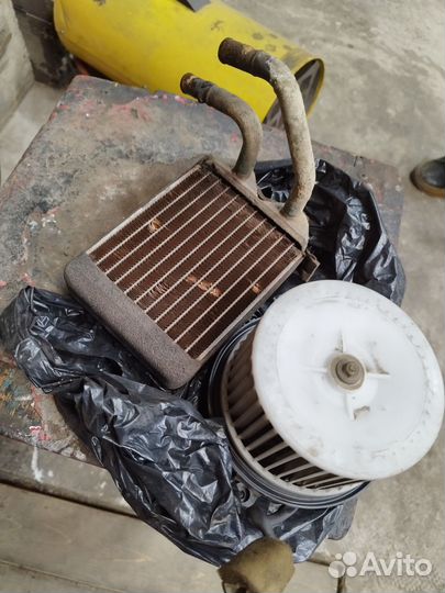 Радиатор задней печки Pajero 2