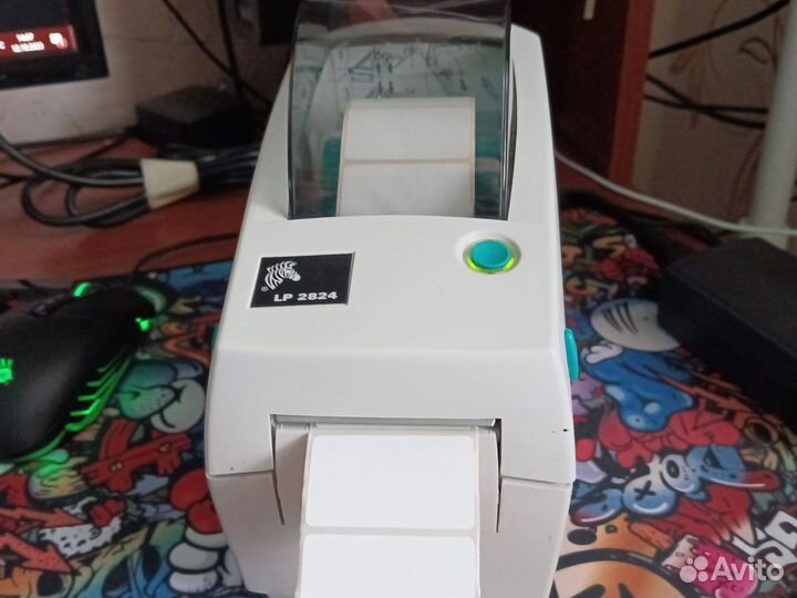 Принтер этикеток zebra lp 2824