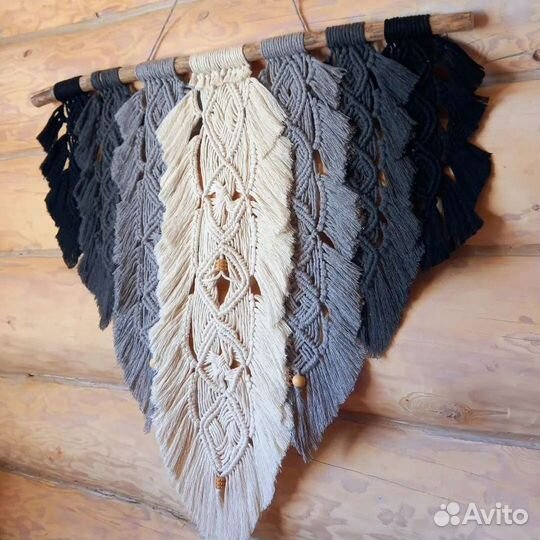 Панно макраме в стиле Бохо