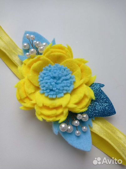 Повязка на голову для девочки