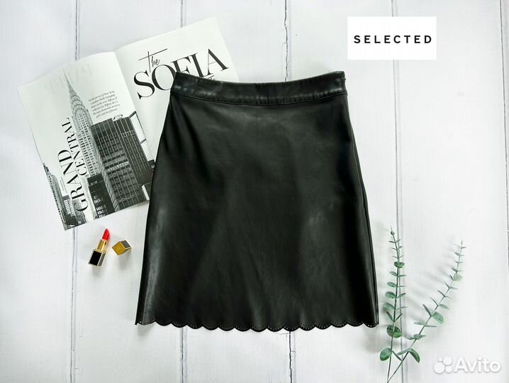 Юбка из экокожи selected 42