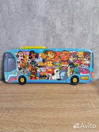 Большой деревянный пазл фигурный, новый