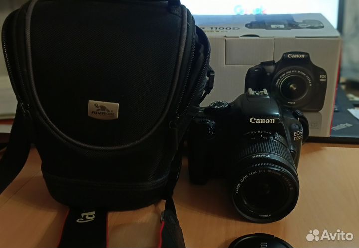 Зеркальный фотоаппарат canon eos 1100d
