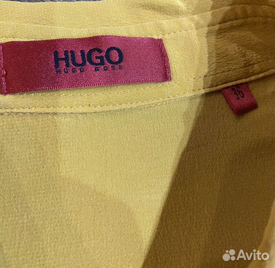 Шелковая рубашка женская hugo boss (оригинал)