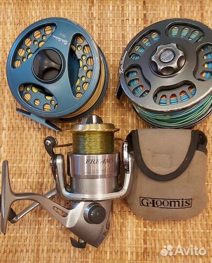 Нахлыстовые катушки Kolasalmon,G.loomis,Freams3500