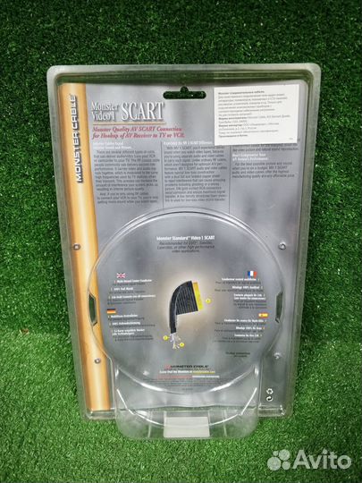 Кабель Monster cable Video 1 Scart-scart 2 метра