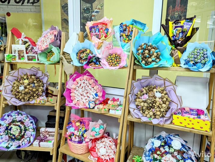 Съедобные букеты в наличии