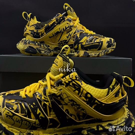 Кроссовки Balenciaga Track Yellow унисекс