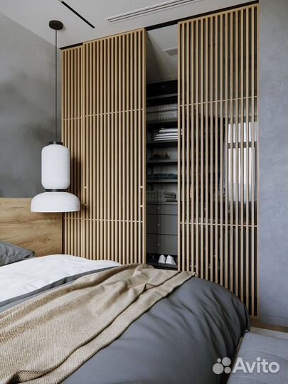 Установка декоративных реек