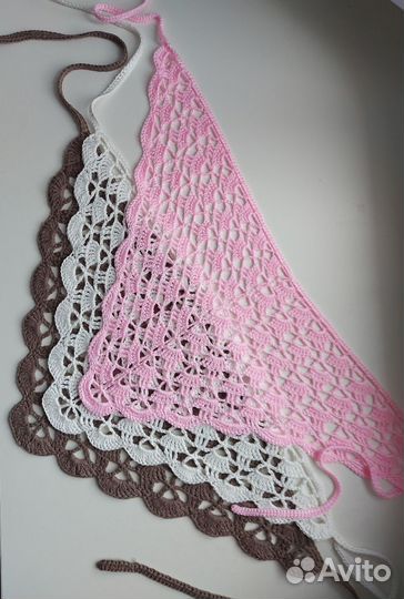 Вязаная косынка