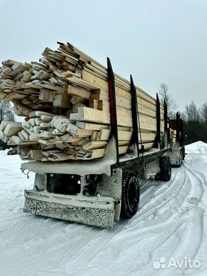 Доска обрезная из сосны