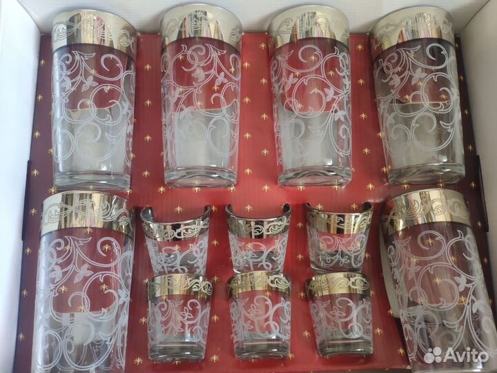 Набор стаканов и рюмок 12шт