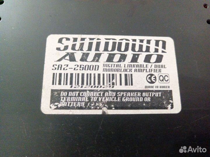 Моноблок Sundown audio 2500