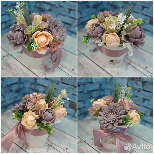 Неувядающий букет из мыла