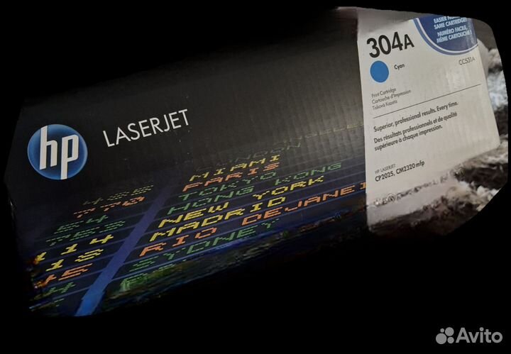 Картридж для лазерного принтера hp 3 цвета