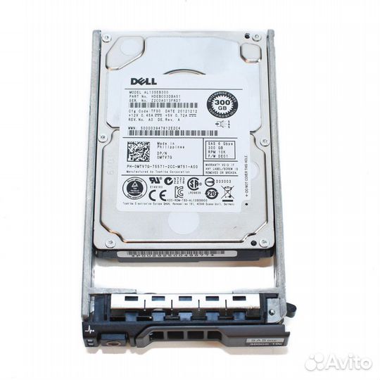 Жесткий диск Dell 300Gb MTV7G SAS 2.5