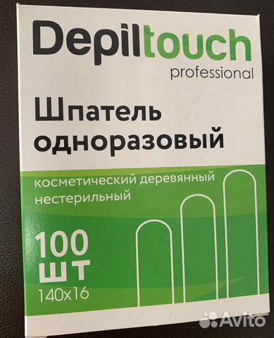 Шпатель деревянный Depiltouch