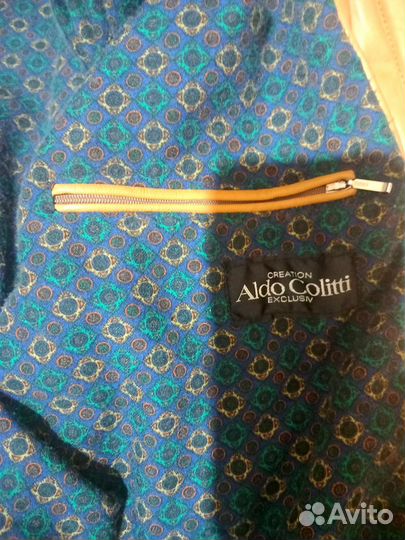 Кожаная куртка мужская 54 56 бу