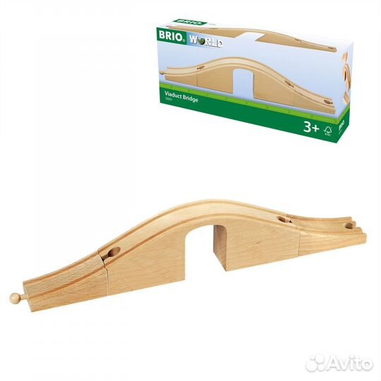 Brio World 33351 – Виадук с аркой 36 см (мост)